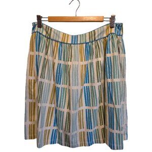 Boden Printed Tencel Skirt 10R